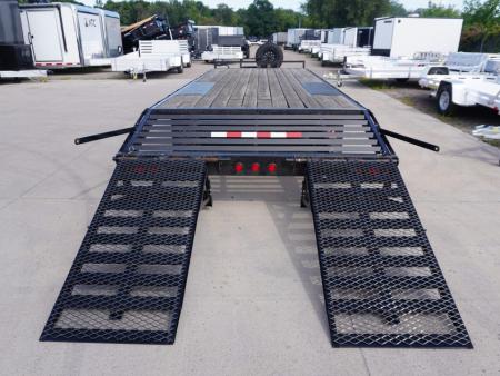 Used 2022 PJ Trailers F8 24ft Deckover Trailer