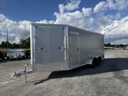 New 2027 ALCOM 7 X 18 STEALTH XLT PRO Snowmobile Trailer