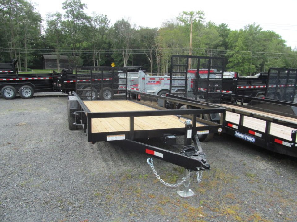 New Sure-Trac 7 X 20 10K Tube Top Utility Trailer