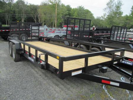 New Sure-Trac 7 X 20 10K Tube Top Utility Trailer