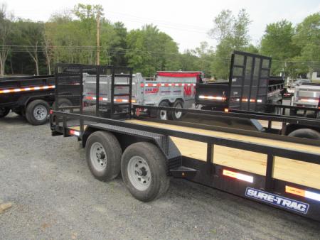 New Sure-Trac 7 X 20 10K Tube Top Utility Trailer