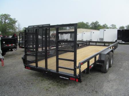 New Sure-Trac 7 X 20 10K Tube Top Utility Trailer
