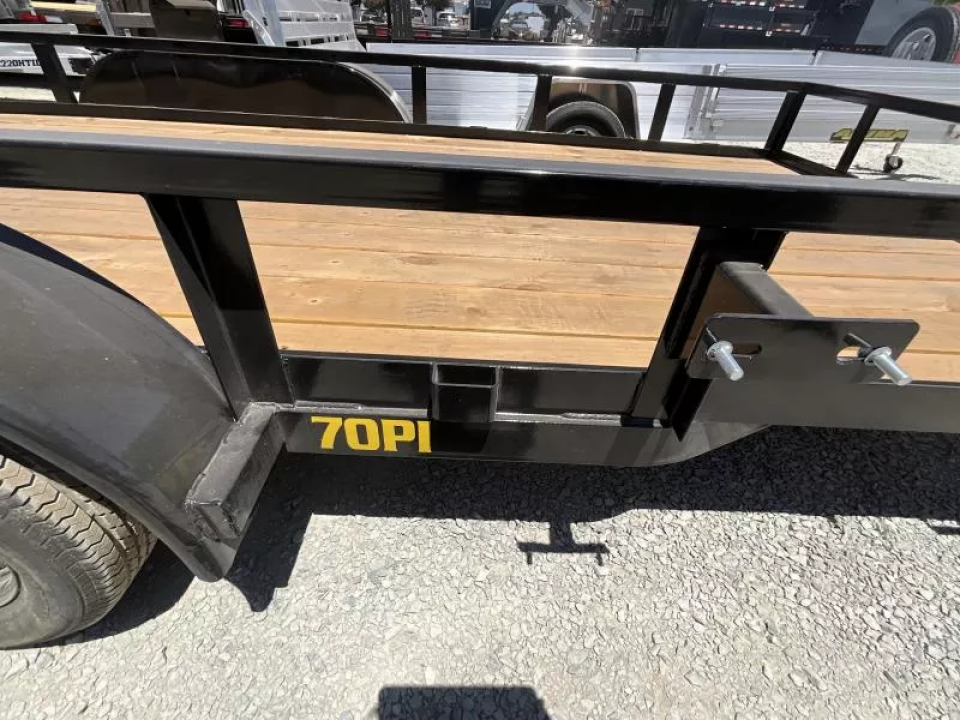New 2027 Big Tex Trailers 70PI-16R1A-4P-BRK2 7FT X 16FT 7K GVW Utility Trailer
