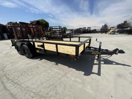 New 2027 Big Tex Trailers 70PI-16R1A-4P-BRK2 7FT X 16FT 7K GVW Utility Trailer