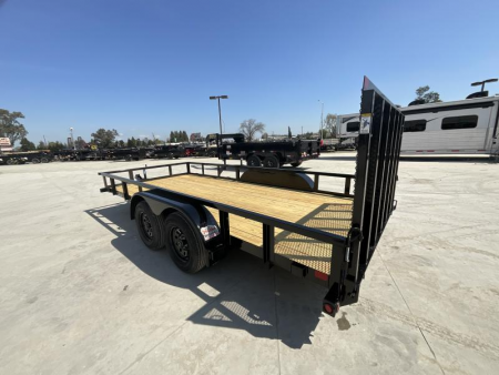 New 2027 Big Tex Trailers 70PI-16R1A-4P-BRK2 7FT X 16FT 7K GVW Utility Trailer