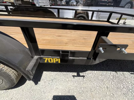 New 2027 Big Tex Trailers 70PI-16R1A-4P-BRK2 7FT X 16FT 7K GVW Utility Trailer