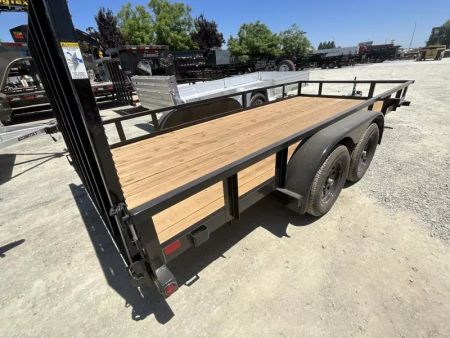 New 2027 Big Tex Trailers 70PI-16R1A-4P-BRK2 7FT X 16FT 7K GVW Utility Trailer