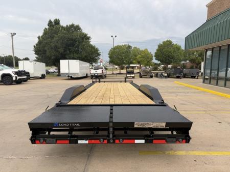 New #393730 2027 LOAD TRAIL CH 24 X 102 TANDEM AXLE 14K EQUIPMENT HAULER W/ MAX RAMPS & 14 PLY TIRES