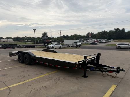 New #393730 2027 LOAD TRAIL CH 24 X 102 TANDEM AXLE 14K EQUIPMENT HAULER W/ MAX RAMPS & 14 PLY TIRES