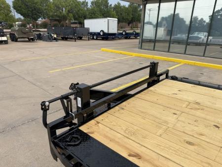 New #393730 2027 LOAD TRAIL CH 24 X 102 TANDEM AXLE 14K EQUIPMENT HAULER W/ MAX RAMPS & 14 PLY TIRES