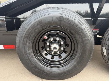 New #393730 2027 LOAD TRAIL CH 24 X 102 TANDEM AXLE 14K EQUIPMENT HAULER W/ MAX RAMPS & 14 PLY TIRES