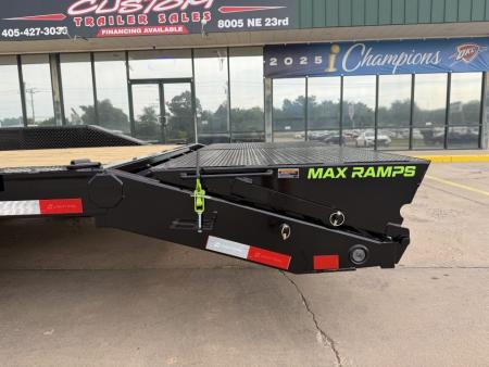 New #393730 2027 LOAD TRAIL CH 24 X 102 TANDEM AXLE 14K EQUIPMENT HAULER W/ MAX RAMPS & 14 PLY TIRES