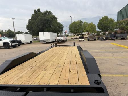 New #393730 2027 LOAD TRAIL CH 24 X 102 TANDEM AXLE 14K EQUIPMENT HAULER W/ MAX RAMPS & 14 PLY TIRES