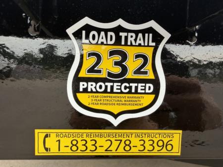 New #393730 2027 LOAD TRAIL CH 24 X 102 TANDEM AXLE 14K EQUIPMENT HAULER W/ MAX RAMPS & 14 PLY TIRES