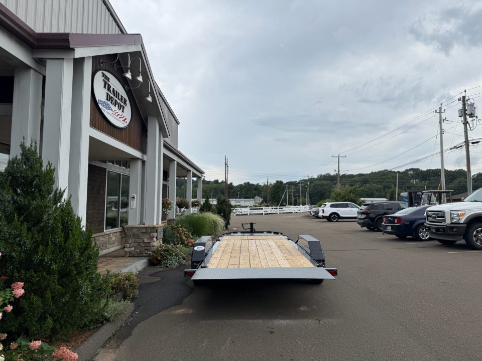 New Liberty 6'11" x 20' Split Deck I-Beam Tilt Trailer 15.4K