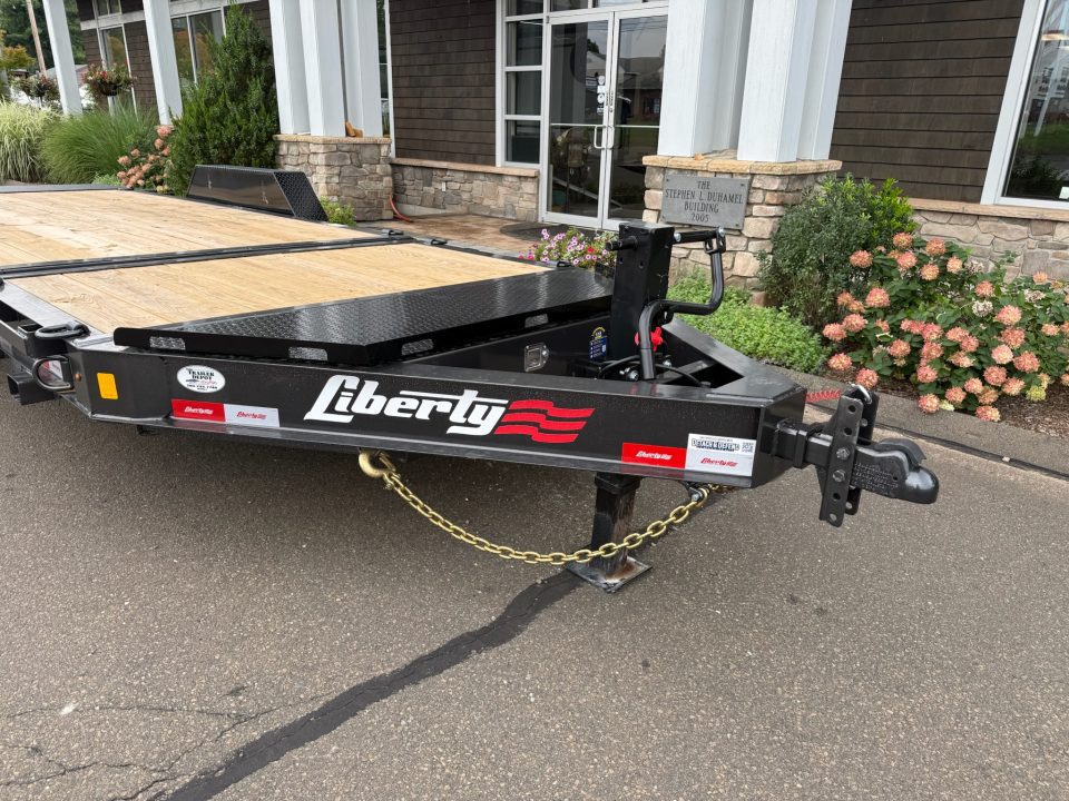 New Liberty 6'11" x 20' Split Deck I-Beam Tilt Trailer 15.4K