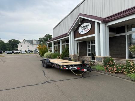 New Liberty 6'11" x 20' Split Deck I-Beam Tilt Trailer 15.4K