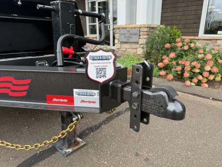 New Liberty 6'11" x 20' Split Deck I-Beam Tilt Trailer 15.4K