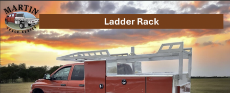 New 2027 Martin Truck Bodies Ladder Rack 188  Crew Cab 60  CA Ladder Racks