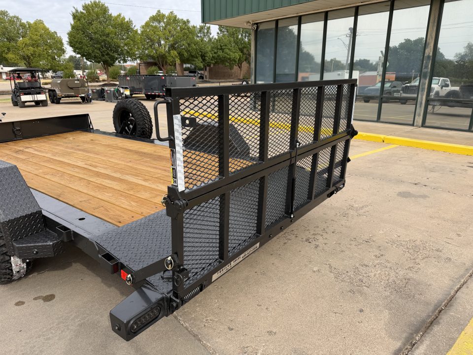 New #012067 2027 LOAD TRAIL SX 14 X 83 SINGLE AXLE 5K ATV UTILITY W/ 2' DOVE & RAMP GATE