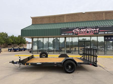 New #012067 2027 LOAD TRAIL SX 14 X 83 SINGLE AXLE 5K ATV UTILITY W/ 2' DOVE & RAMP GATE