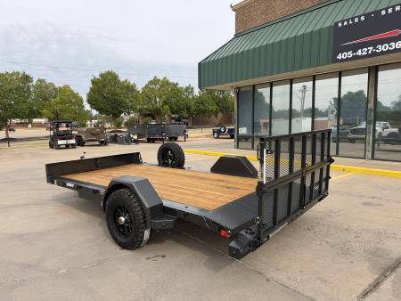 New #012067 2027 LOAD TRAIL SX 14 X 83 SINGLE AXLE 5K ATV UTILITY W/ 2' DOVE & RAMP GATE