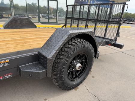 New #012067 2027 LOAD TRAIL SX 14 X 83 SINGLE AXLE 5K ATV UTILITY W/ 2' DOVE & RAMP GATE