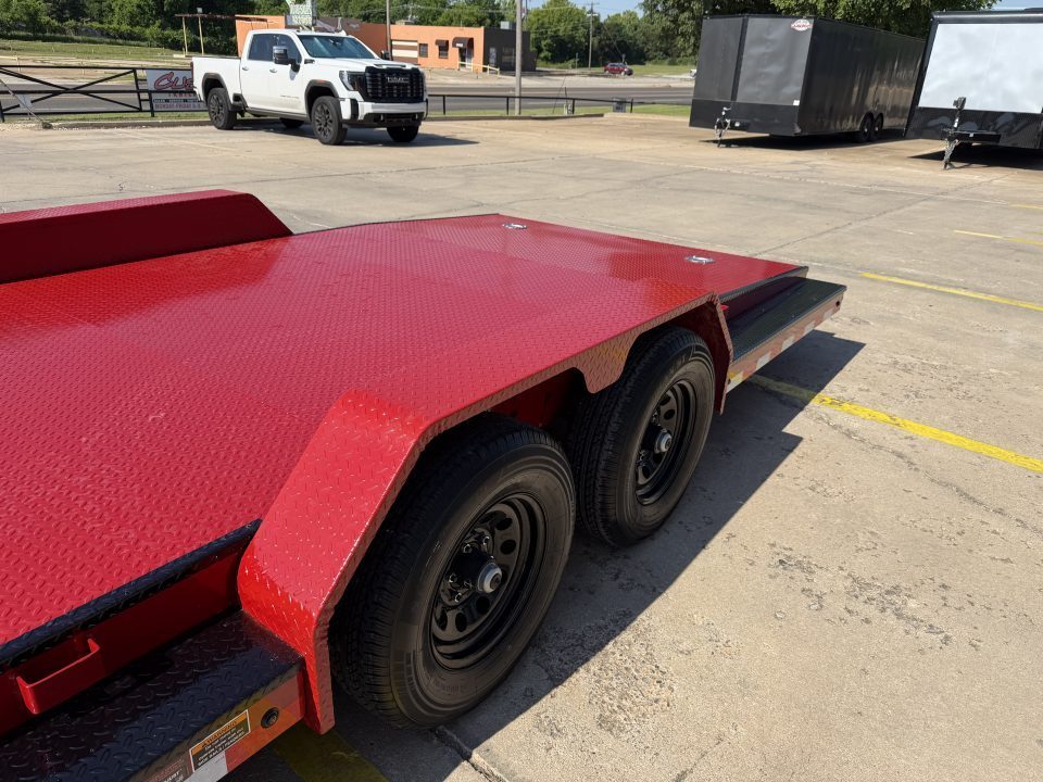 New #011050 2027 LOAD TRAIL CZ 22 X 83 TANDEM AXLE 10K STEEL FLOOR CAR HAULER W/ BLACKOUT TRIM PACKAGE