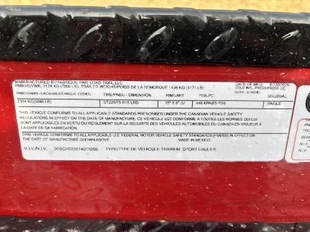 New #011050 2027 LOAD TRAIL CZ 22 X 83 TANDEM AXLE 10K STEEL FLOOR CAR HAULER W/ BLACKOUT TRIM PACKAGE