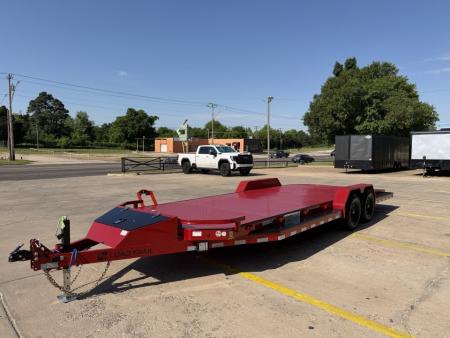 New #011050 2027 LOAD TRAIL CZ 22 X 83 TANDEM AXLE 10K STEEL FLOOR CAR HAULER W/ BLACKOUT TRIM PACKAGE