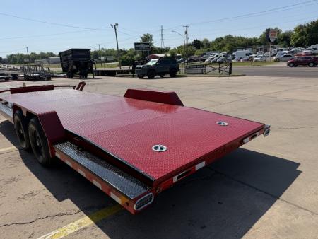 New #011050 2027 LOAD TRAIL CZ 22 X 83 TANDEM AXLE 10K STEEL FLOOR CAR HAULER W/ BLACKOUT TRIM PACKAGE