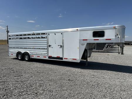 Used 2017 Exiss Trailers 8024 Stock / Stock Combo Trailer