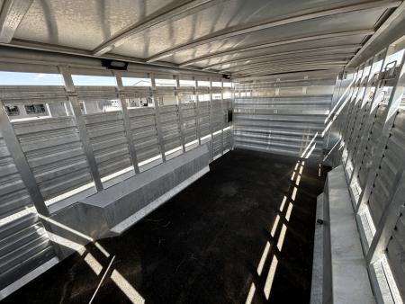Used 2017 Exiss Trailers 8024 Stock / Stock Combo Trailer