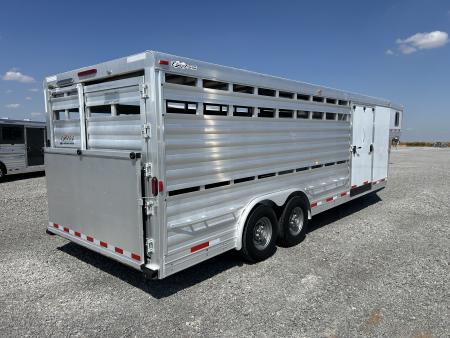 Used 2017 Exiss Trailers 8024 Stock / Stock Combo Trailer