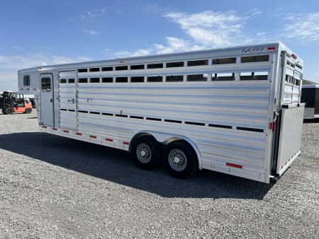 Used 2017 Exiss Trailers 8024 Stock / Stock Combo Trailer