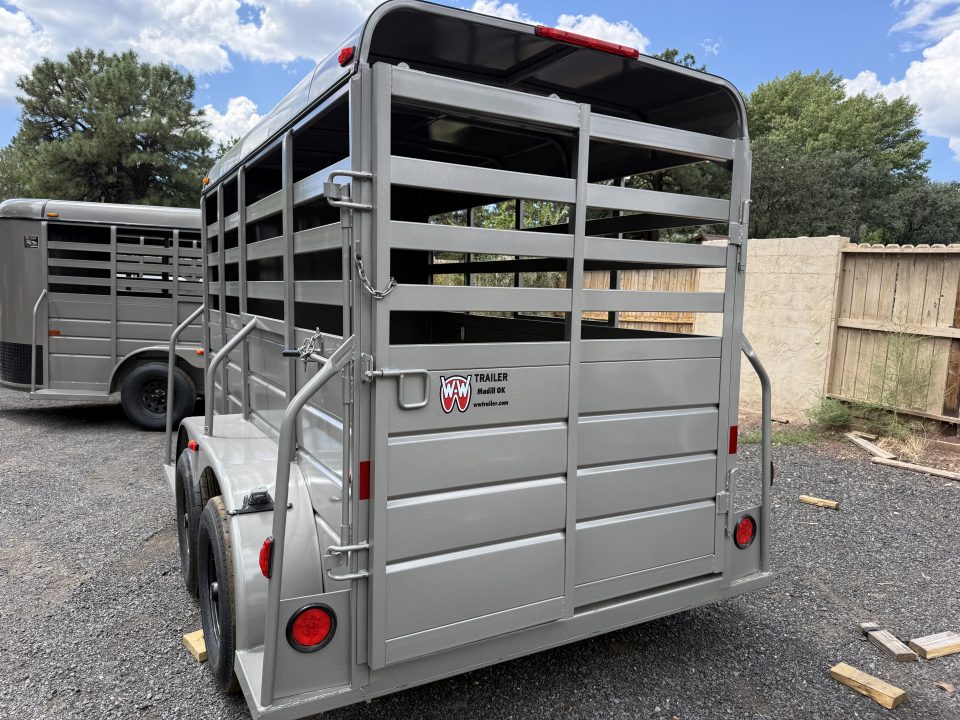 New 5X12 Livestock All Around 6'2" Tall