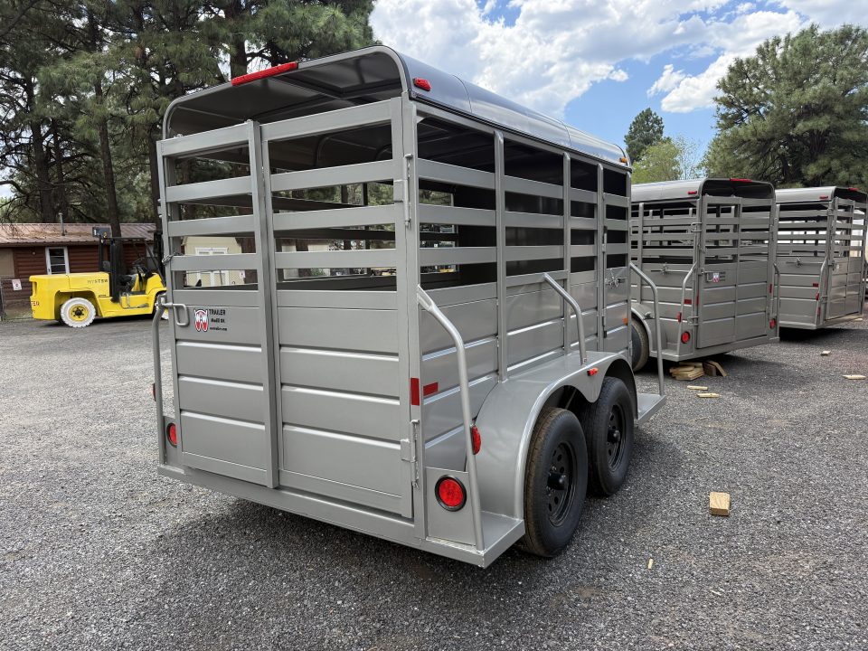 New 5X12 Livestock All Around 6'2" Tall