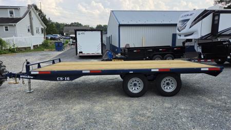 New 2027 Pequea Trailers ES 16' DECKOVER Deckover Trailer