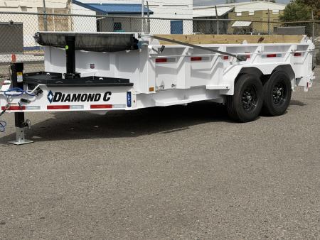 New 2027 Diamond C LPT 14' - 15.5K Telescopic Dump Trailer