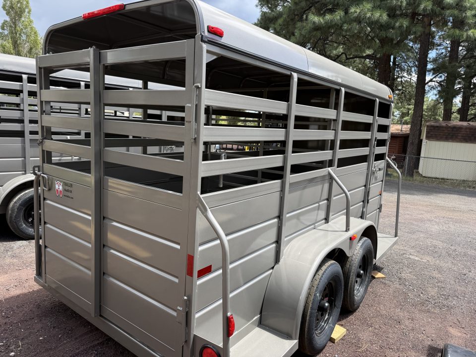 New 5X12 Livestock All Around 6'2" Tall