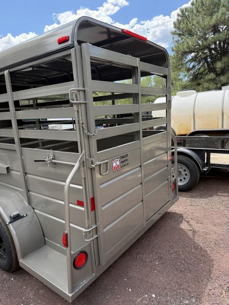 New 5X12 Livestock All Around 6'2" Tall
