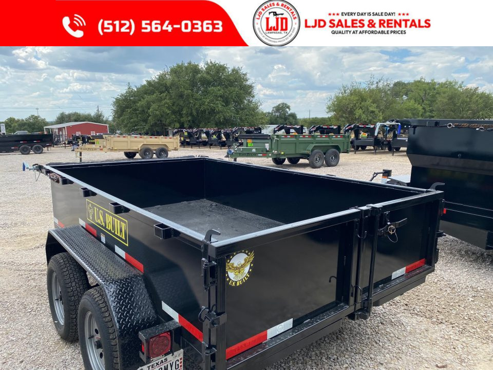 New 2026 US Built 6' x 10' x 2 ' Dump Trailer - 7K GVWR