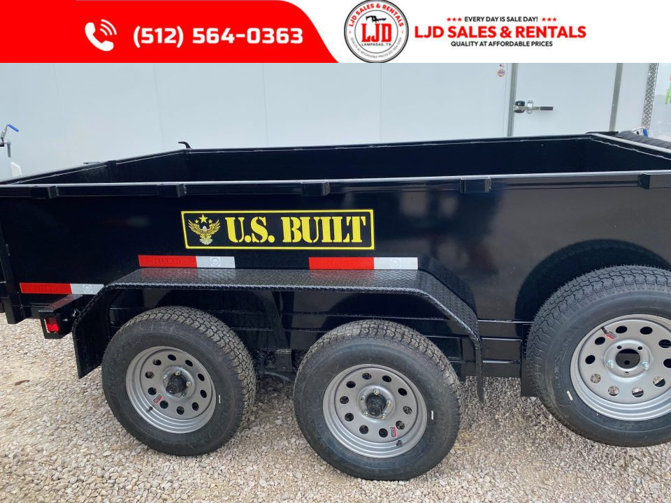 New 2026 US Built 6' x 10' x 2 ' Dump Trailer - 7K GVWR