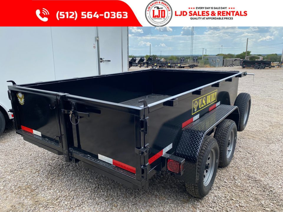 New 2026 US Built 6' x 10' x 2 ' Dump Trailer - 7K GVWR
