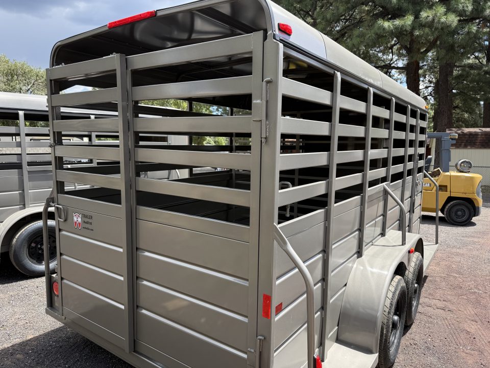 New 2026 W-W Trailer 6X16 All around Stock / Stock Combo Trailer