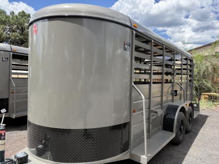New 2026 W-W Trailer 6X16 All around Stock / Stock Combo Trailer