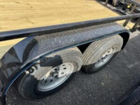 New 2026 Top Hat Trailers 5x10 Tandem Flatbed Utility Trailer Water hauler
