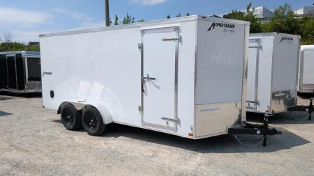 New 2027 Homesteader 7x16 Intrepid V-Nose Cargo Trailer w/ Ramp Door