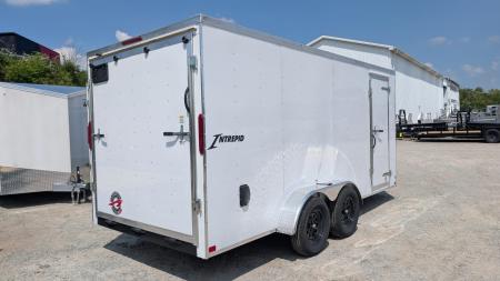 New 2027 Homesteader 7x16 Intrepid V-Nose Cargo Trailer w/ Ramp Door
