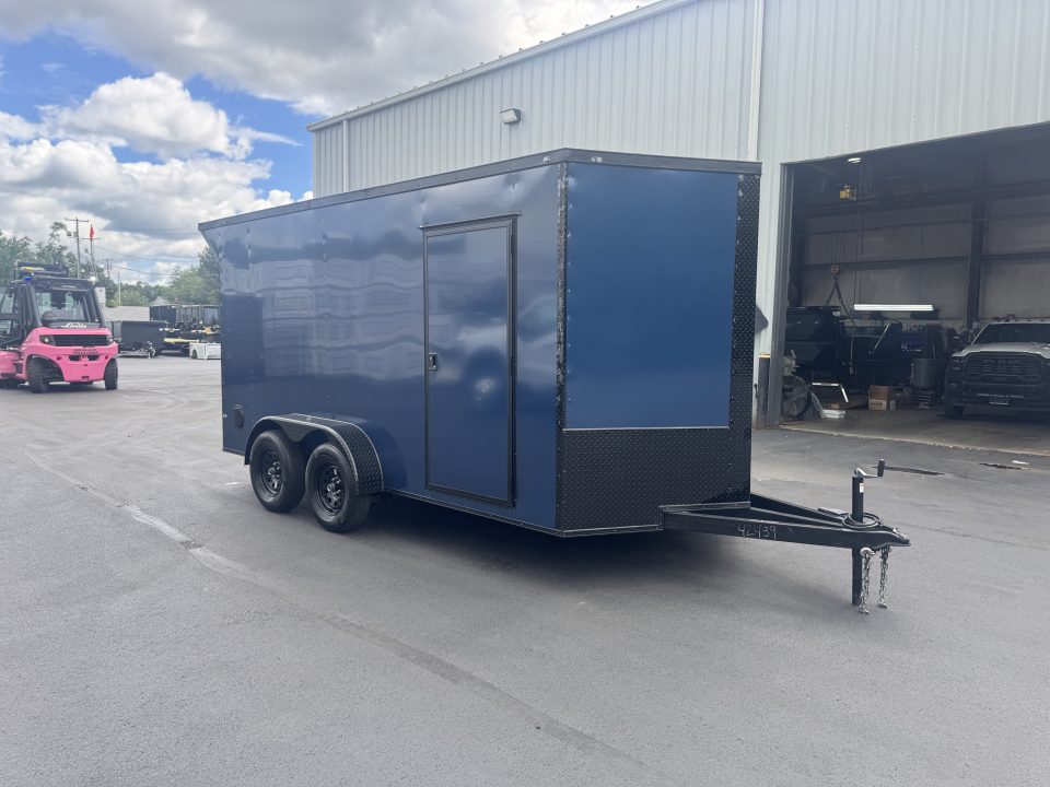 New 2026 Maximum Cargo Trailers 7X14TA Cargo / Enclosed Trailer *INDIGO BLUE W/ BLACK